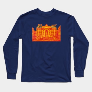 Trevi Fountain, Rome Long Sleeve T-Shirt